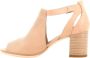 Nerogiardini Beige Leren Enkellaarzen met 7cm Hak Beige Dames - Thumbnail 30