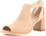Nerogiardini Beige Leren Enkellaarzen met 7cm Hak Beige Dames - Thumbnail 33