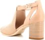 Nerogiardini Beige Leren Enkellaarzen met 7cm Hak Beige Dames - Thumbnail 34
