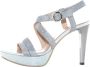 Nerogiardini Sandalen met hoge hakken Grijs Dames - Thumbnail 8