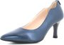 Nerogiardini Leren Hoge Hakken Schoenen voor Vrouwen Blue Dames - Thumbnail 13