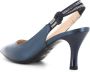 Nerogiardini Blauwe Gelamineerde Slingback Sandalen - Thumbnail 9