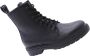 Nerogiardini Leren Dames Enkellaarzen met Veters en Ritssluiting Black Dames - Thumbnail 15