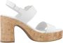 Nerogiardini Witte Leren Sandalen Stijlvol Ontwerp White Dames - Thumbnail 4