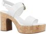 Nerogiardini Witte Leren Sandalen Stijlvol Ontwerp White Dames - Thumbnail 5