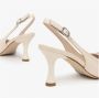 Nerogiardini Slingback Sandalen Latte Kleur Beige Dames - Thumbnail 4