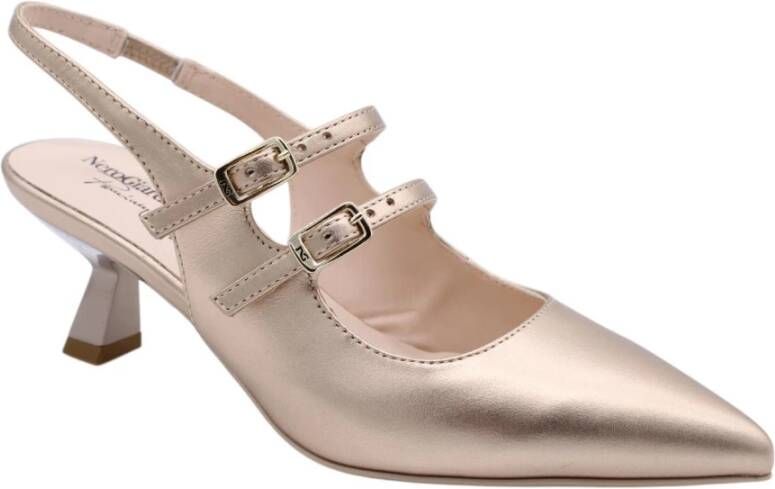 Nerogiardini Slingback Sandalen met Veglio Detail