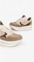 Nerogiardini Vetersluiting Mode Sneakers Brown Dames - Thumbnail 3