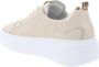 Nerogiardini Leren Sneakers met Veters en Ritssluiting Beige Dames - Thumbnail 6