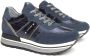 Nero Giardini -Dames blauw donker sneakers - Thumbnail 6