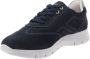 Nerogiardini Premium Chamois Sneakers voor Mannen Blue Heren - Thumbnail 4