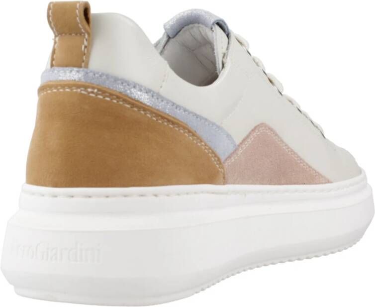 Nero Giardini 409911 Lage sneakers Leren Sneaker Dames Beige - Foto 8