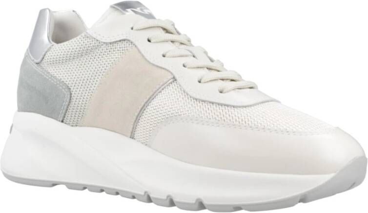 Nerogiardini Stijlvolle vetersneakers White Dames