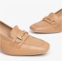 Nerogiardini Stijlvolle Beige Loafer met Klem Beige Dames - Thumbnail 3