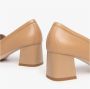 Nerogiardini Stijlvolle Beige Loafer met Klem Beige Dames - Thumbnail 4