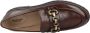 Nerogiardini Leren Mocassins met Metalen Klem Brown Dames - Thumbnail 24