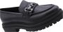 Nerogiardini Zwarte nmocassins met Zilveren Ketting Black - Thumbnail 7