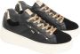 Nerogiardini Stijlvolle vetersneakers met gouden accenten Black Dames - Thumbnail 4
