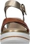 Nerogiardini Bruin Leren Sandalen Stijlvol Comfortabel Ontwerp Multicolor Dames - Thumbnail 9