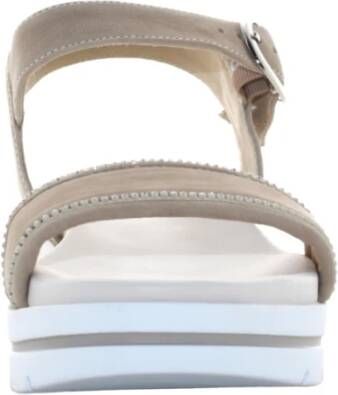 Nerogiardini Stijlvolle zwarte sandalen voor vrouwen Gray Dames