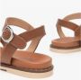 Nerogiardini Studded leren sandaal Brown Dames - Thumbnail 4