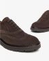 Nerogiardini Suède Oxford Schoenen Bruin Brown Heren - Thumbnail 3