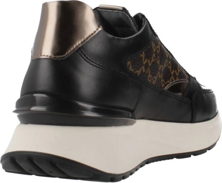 Nerogiardini Leren Sneakers voor Vrouwen Black Dames