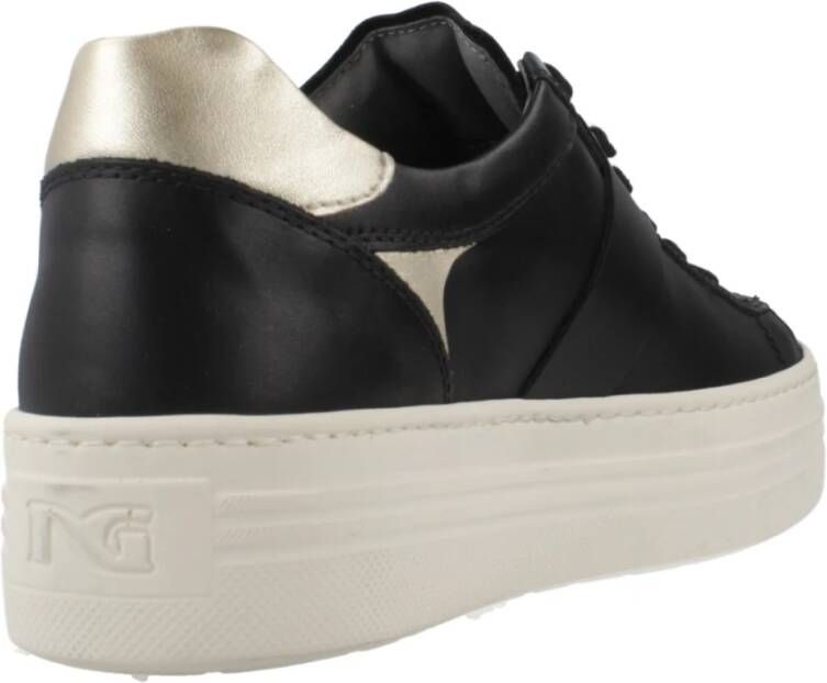 Nerogiardini Leren Sneakers voor Vrouwen Black Dames