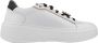 Nerogiardini Elegante Veterschoen Sneaker met Gouden Accenten White Dames - Thumbnail 11
