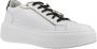 Nerogiardini Elegante Veterschoen Sneaker met Gouden Accenten White Dames - Thumbnail 12