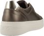 Nerogiardini Bruine Leren Sneakers Platform Rits Sluiting Brown Dames - Thumbnail 19