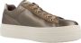 Nerogiardini Bruine Leren Sneakers Platform Rits Sluiting Brown Dames - Thumbnail 21