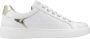 Nerogiardini Leren sneakers met vetersluiting en rits White Dames - Thumbnail 12