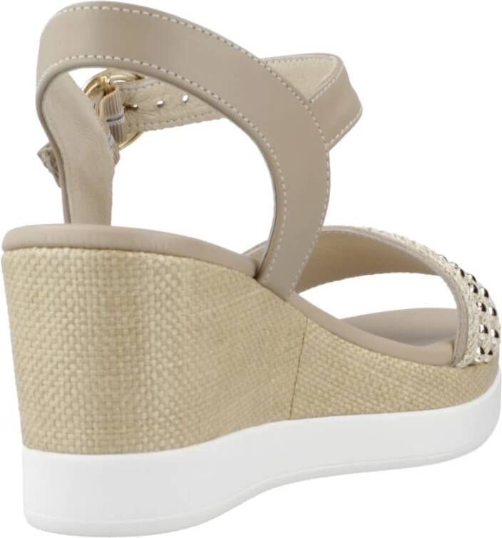 Nerogiardini Wedges Beige Dames