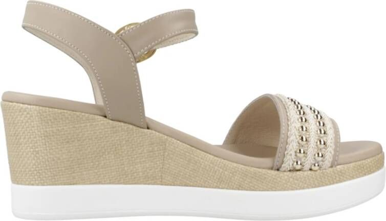 Nerogiardini Wedges Beige Dames