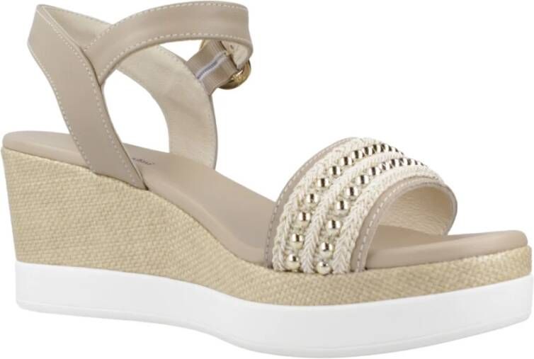 Nerogiardini Wedges Beige Dames