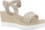 Nerogiardini Wig Sandalen voor Vrouwen Beige Dames - Thumbnail 15