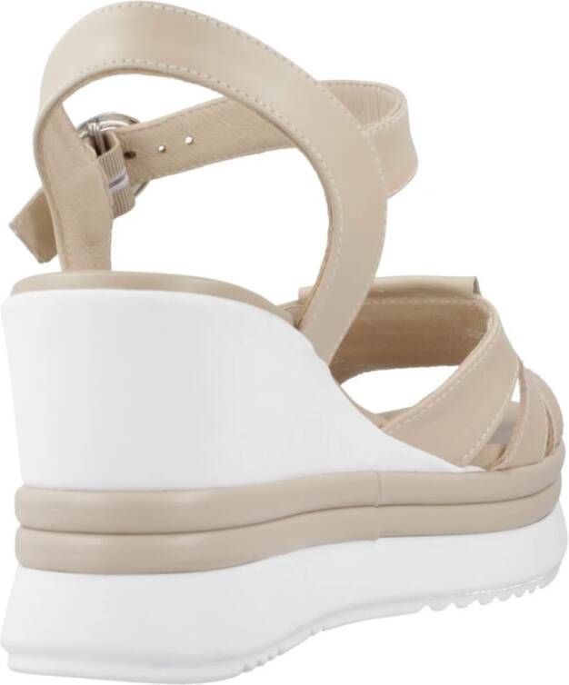 Nerogiardini Wedges Beige Dames