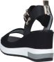 Nero Giardini 307753 Sandalen Met Sleehak Dames Zwart - Thumbnail 15
