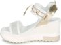 Nero Giardini 219045 Sandalen Met Sleehak Dames Wit - Thumbnail 7