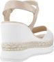 Nerogiardini Witte Leren Sandalen Stijlvol Ontwerp Multicolor Dames - Thumbnail 7