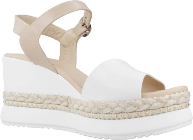 Nerogiardini Wedges White Dames