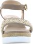 Nerogiardini Wig Sandalen voor Vrouwen Beige Dames - Thumbnail 6