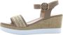 Nerogiardini Wig Sandalen voor Vrouwen Beige Dames - Thumbnail 8
