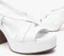 Nerogiardini Witte leren sandalen - Thumbnail 2