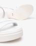 Nerogiardini Witte leren sandalen met plateau - Thumbnail 2