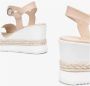 Nerogiardini Witte Leren Sandalen Stijlvol Ontwerp Multicolor Dames - Thumbnail 4