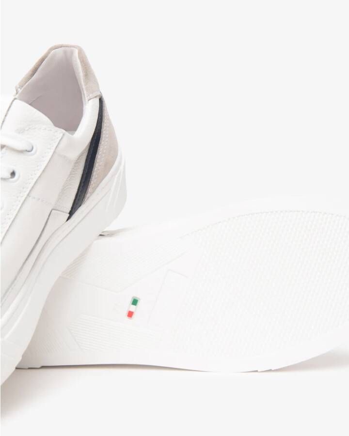 Nerogiardini Witte Nappa Sneakers