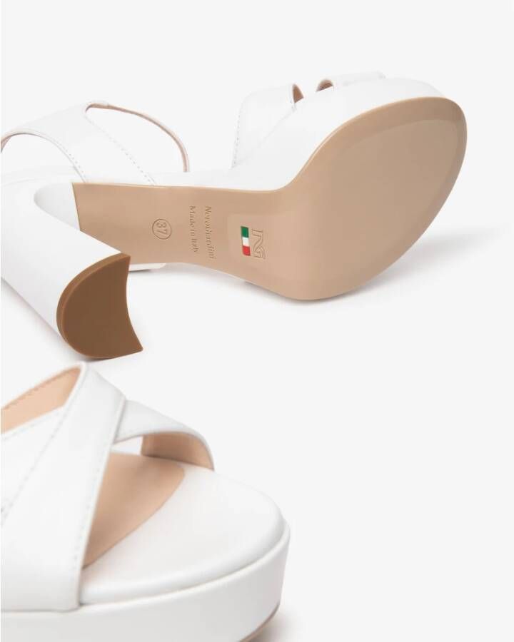 Nerogiardini Witte Plateau Sandalen