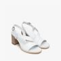 Nerogiardini Witte Sandaal E410440D707 White Dames - Thumbnail 2